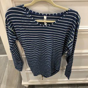 Lululemon Striped Long Sleeve Shirt